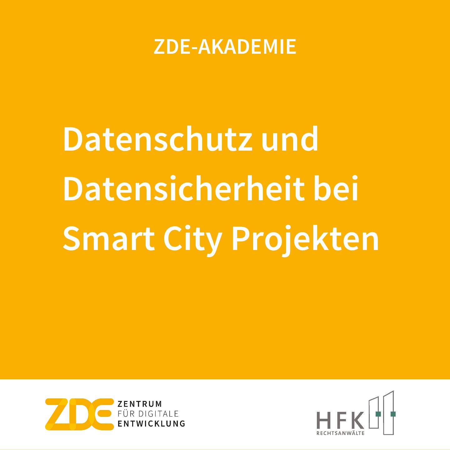 Datenschutz und Datensicherheit bei Smart City Projekten